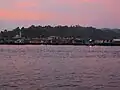 Kampong Ayer bei Sonnenaufgang