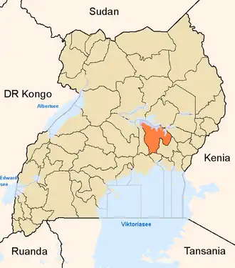 Lage von Kamuli