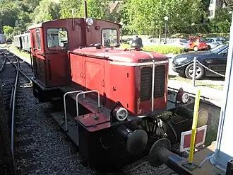 erhaltene Lokomotive