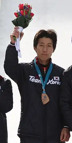 Kang Chil-gu bei den Winter-Asienspielen 2011