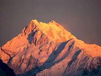 Kangchendzönga von Gangtok aus