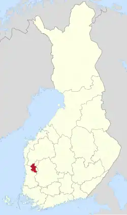 Lage von Kankaanpää in Finnland
