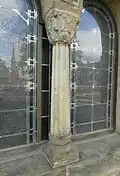 Kanneluren mit gerundeten Graten (Dom-Vorhalle, Goslar, 12.&nbsp;Jahrhundert)