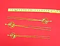 Goldene Hirauchi kanzashi