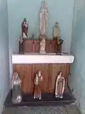 Der schlechte Zustand in der Kapelle am Ende von Dorent