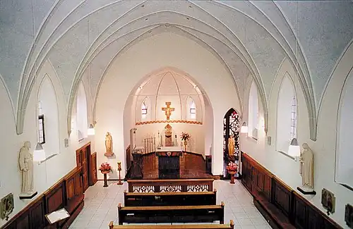 Kapelle von 1925 von innen (2024)
