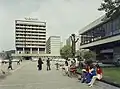 Innenstadt, Blick auf Hotel Karancs (1978)