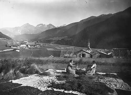 Flachsproduktion Tavetsch (1917)
