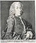 Karl Franz Buddeus, Stich von Johann Georg Schmidt nach Bach