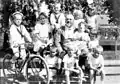 Karl Putz v. Rolsberg mit Enkelkindern, 60.&nbsp;Geburtstag 1912
