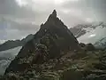 Der Gipfelaufbau des Karleskogels