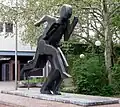 Simultan dargestellte Bewegungsphasen. Karlheinz Biederbick (geb. 1934): Läufer, 1986.