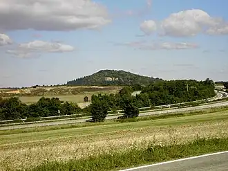Gesamtansicht, im Vordergrund die A 48 Koblenz – Trier