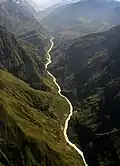 Schlucht des Karnali-Flusses in Nepal