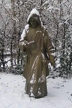 Bronze-Statue eines Kartäusers
