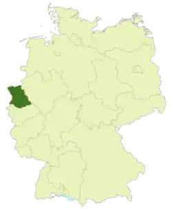 Gebiet der Verbandsliga Niederrhein