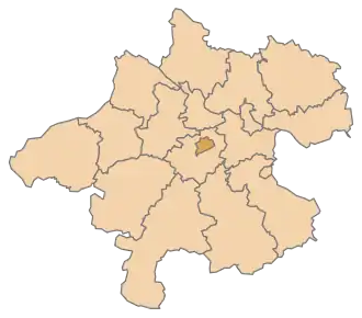 Lage der Statutarstadt Wels (Stadt) im Bundesland Oberösterreich (anklickbare Karte)