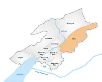 Lage Metts in Biel