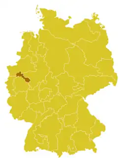 Karte Bistum Essen