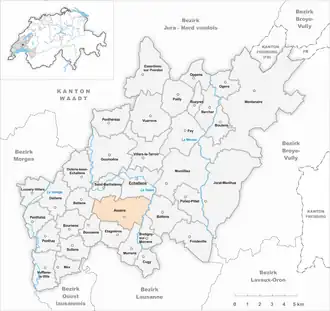 Karte von Assens