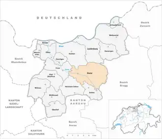 Karte von Böztal
