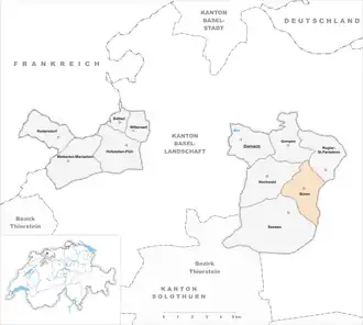 Karte von Büren