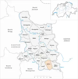 Karte von Bellikon