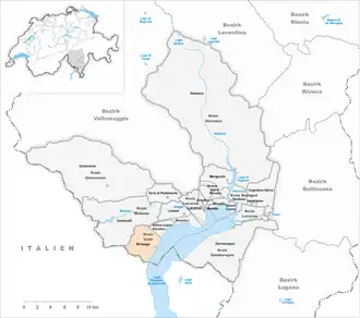 Karte von Brissago