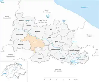 Karte von Bussnang