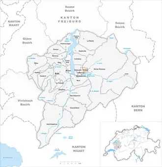 Karte von Crésuz