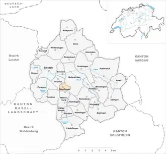 Karte von Diepflingen
