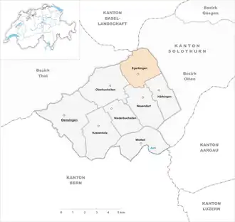 Karte von Egerkingen