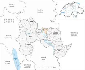 Karte von Eggenwil