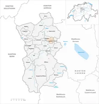 Karte von Egolzwil