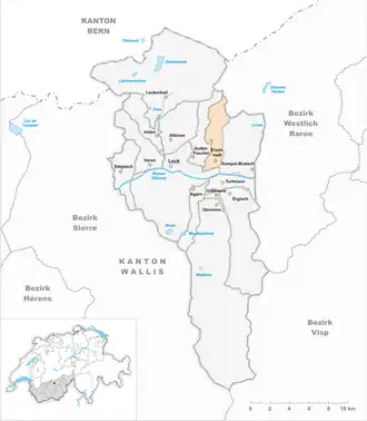 Karte von Erschmatt