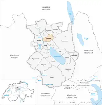 Karte von Geuensee