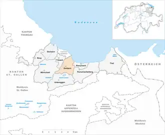 Karte von Goldach