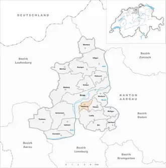 Karte von Habsburg