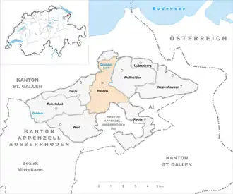 Karte von Heiden