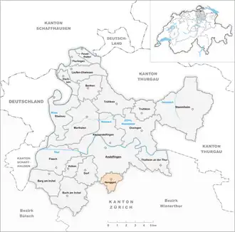 Karte von Henggart