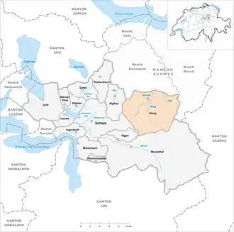 Karte von Iberg SZ