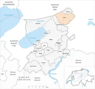Karte von Kerzers