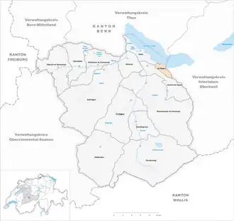 Karte von Krattigen