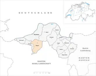 Karte von Magden