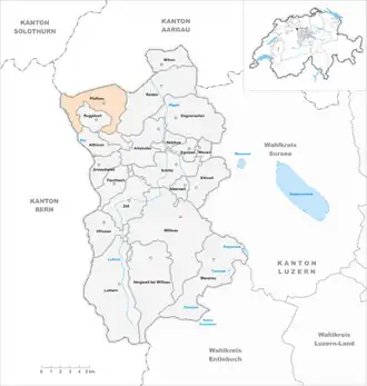 Karte von Pfaffnau