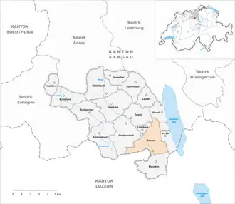 Karte von Reinach