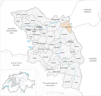 Karte von Roggwil