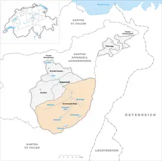 Karte von Schwende-Rüte