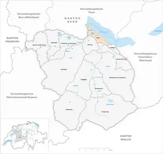 Karte von Spiez