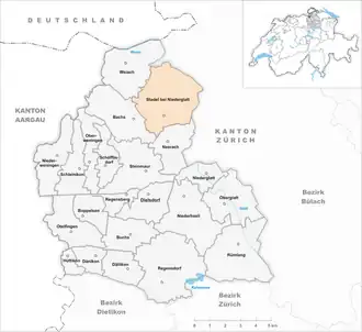 Karte von Stadel
